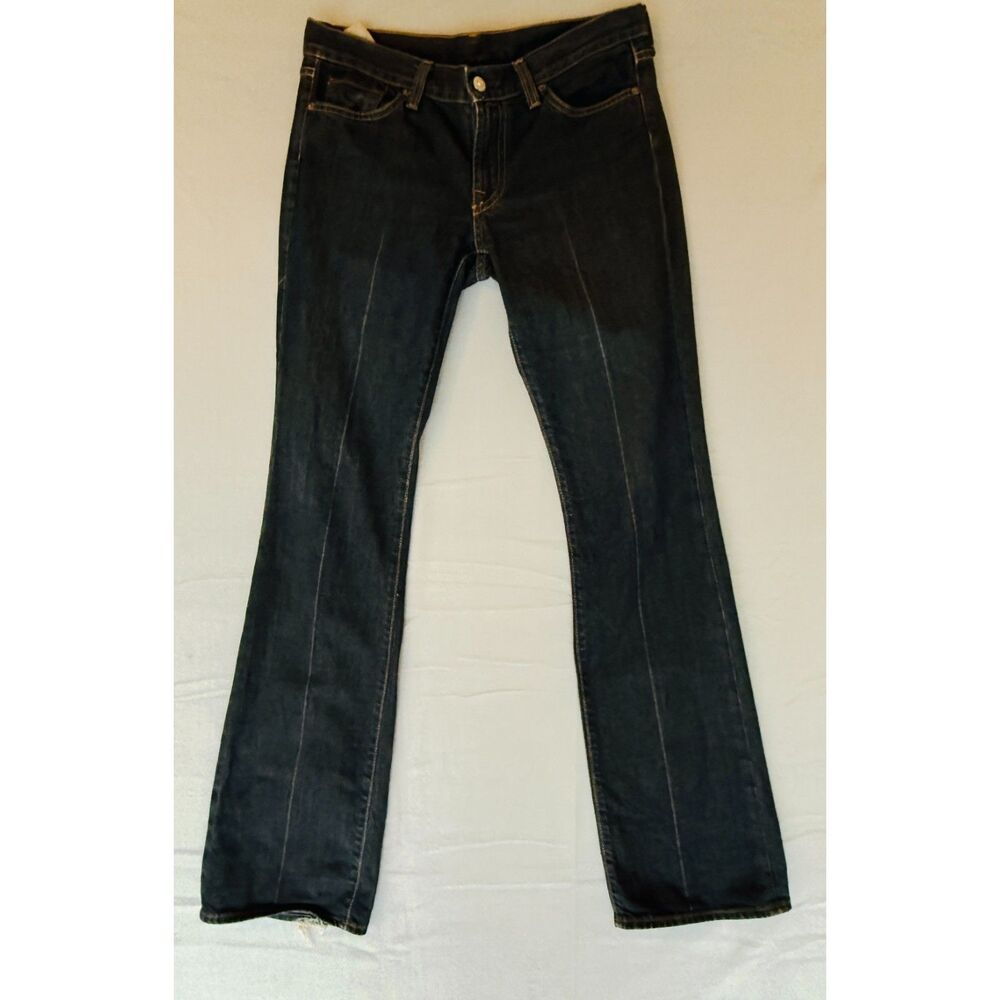 7 For All Mankind by Jerome Dahan Archival Y2K Bootcut Jeans USA Dark Indigo 29
